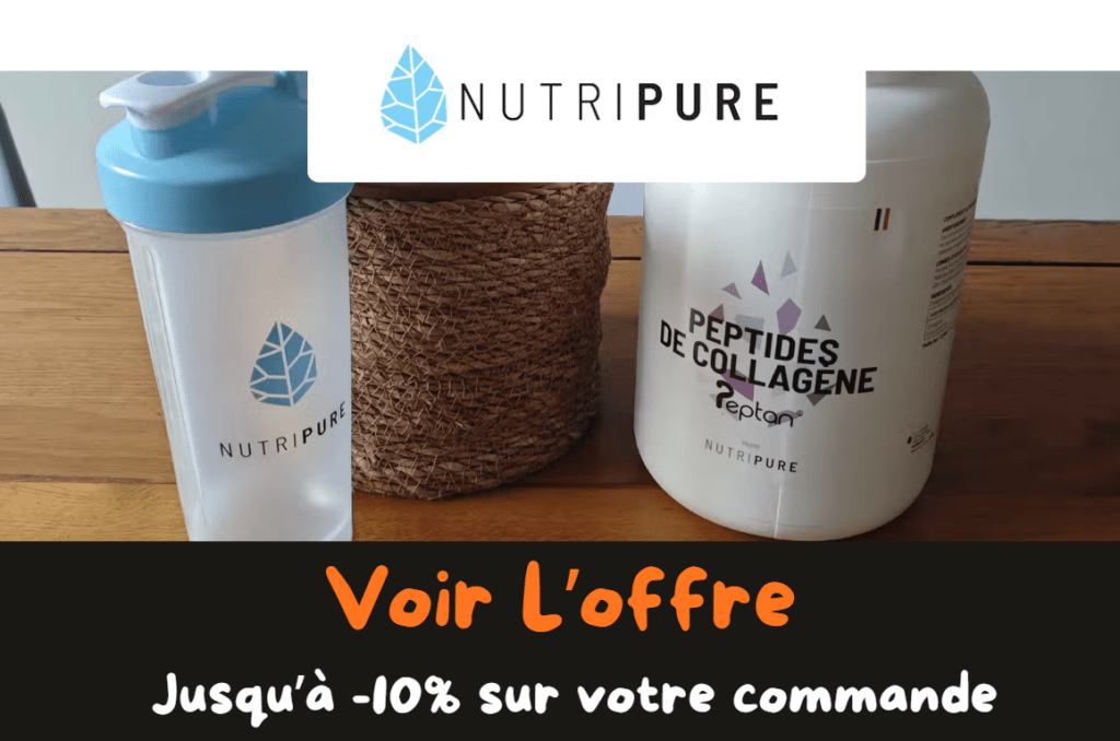 Peptide de Collag&egrave;ne Nutripure avec mon code promo
