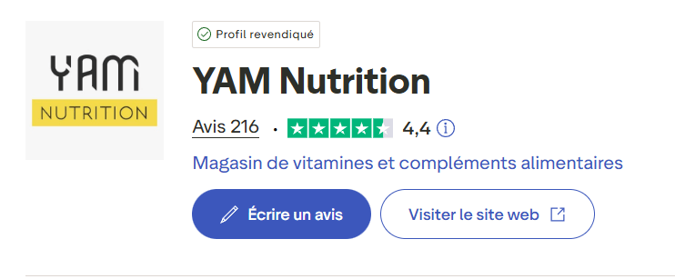 avis yam nutrition