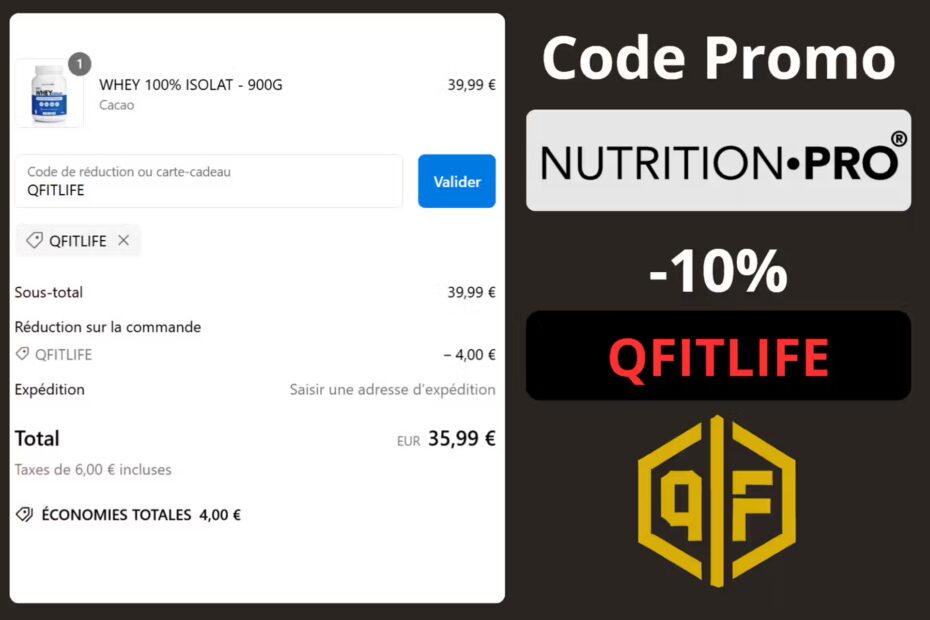 code promo Nutrition Pro