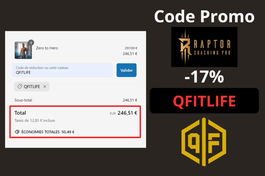 code promo raptor coaching pro