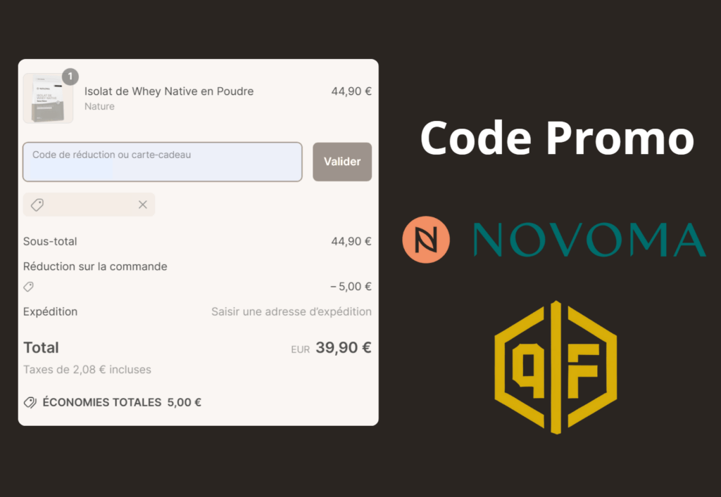 Code promo novoma