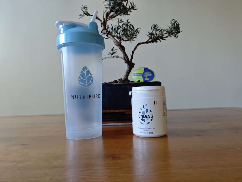 om&eacute;ga 3 nutripure avec indice totox sous le pot