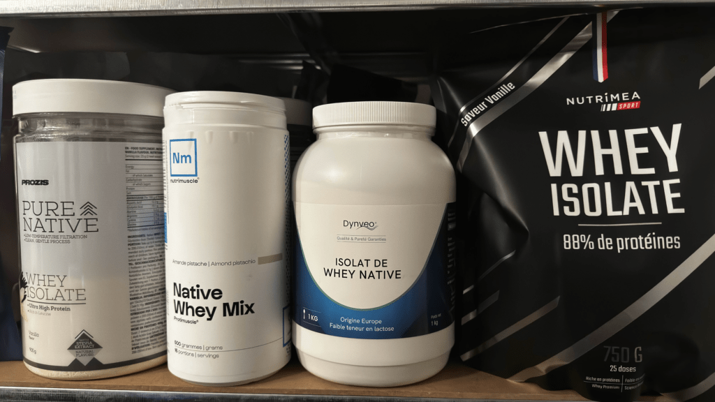 les whey que j'utilisent en s&egrave;che