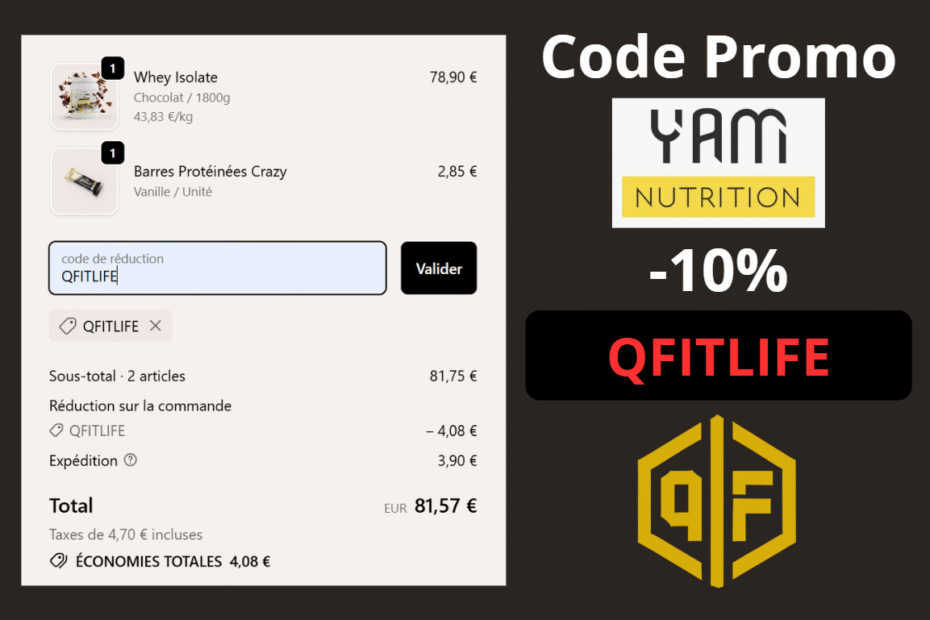code promo yam nutrition