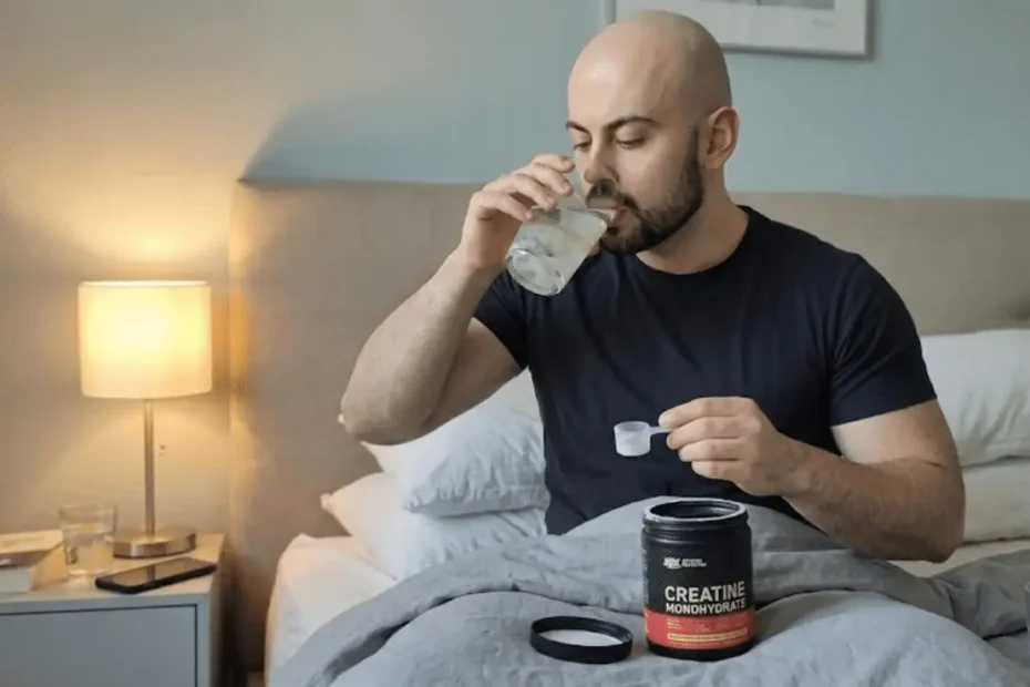 moi qui prend ma créatine avant de dormir le soir