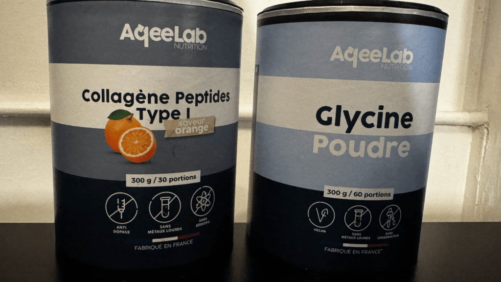 mes choix de glycine et collag&egrave;ne