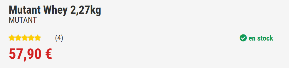 Avis Whey Mutant