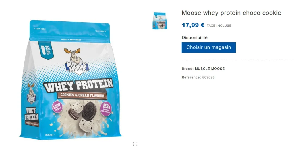 prix Whey Muscle Moose B&M