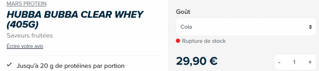 Avis Whey Hubba Bubba