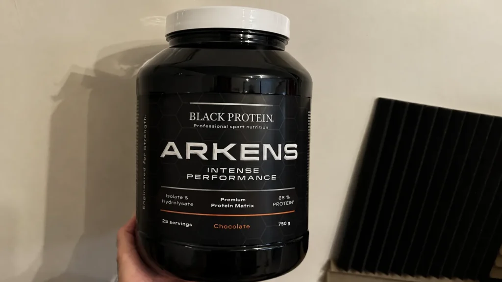 mon test r&eacute;el de la Whey Arkens Black Protein