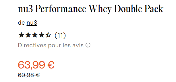 Avis Whey Nu3