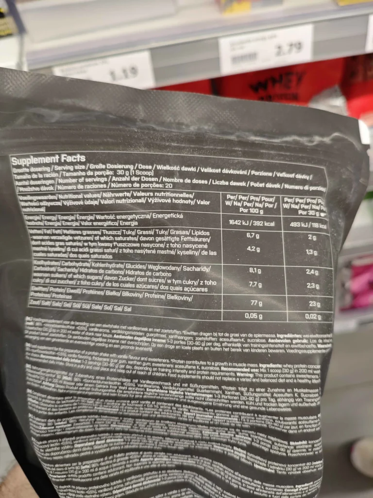 Avis Whey XXL Nutrition