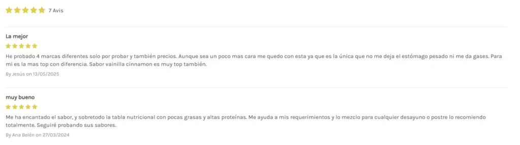 avis client Life Pro Whey