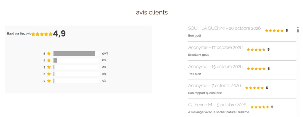 avis clients Whey Bio Alter Nutrition