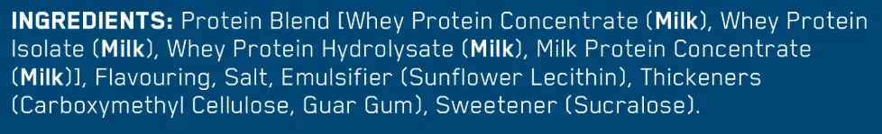 composition whey Applied Nutrition critical whey