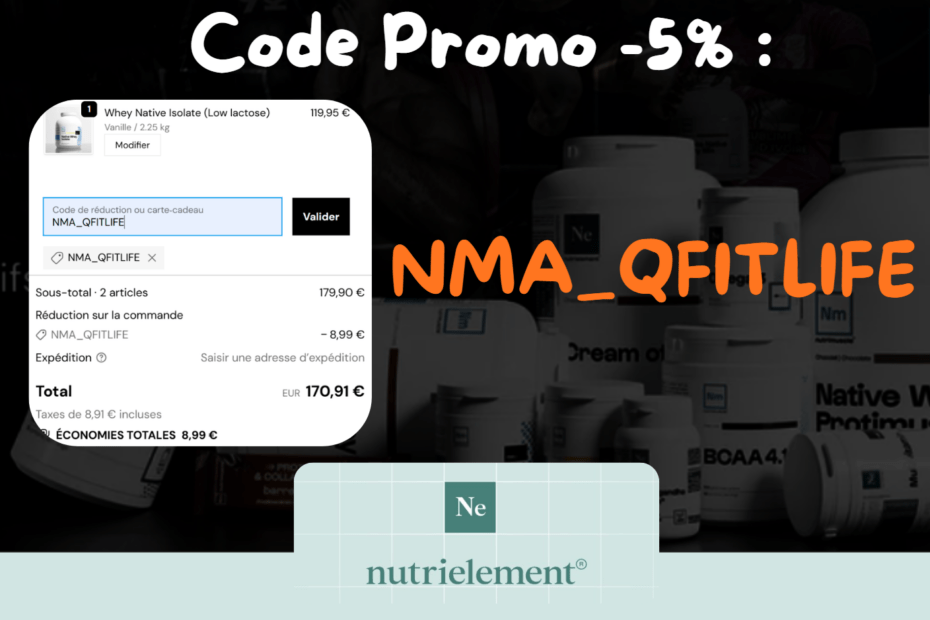 code promo nutrielement influenceur -10% de r&eacute;duction valide