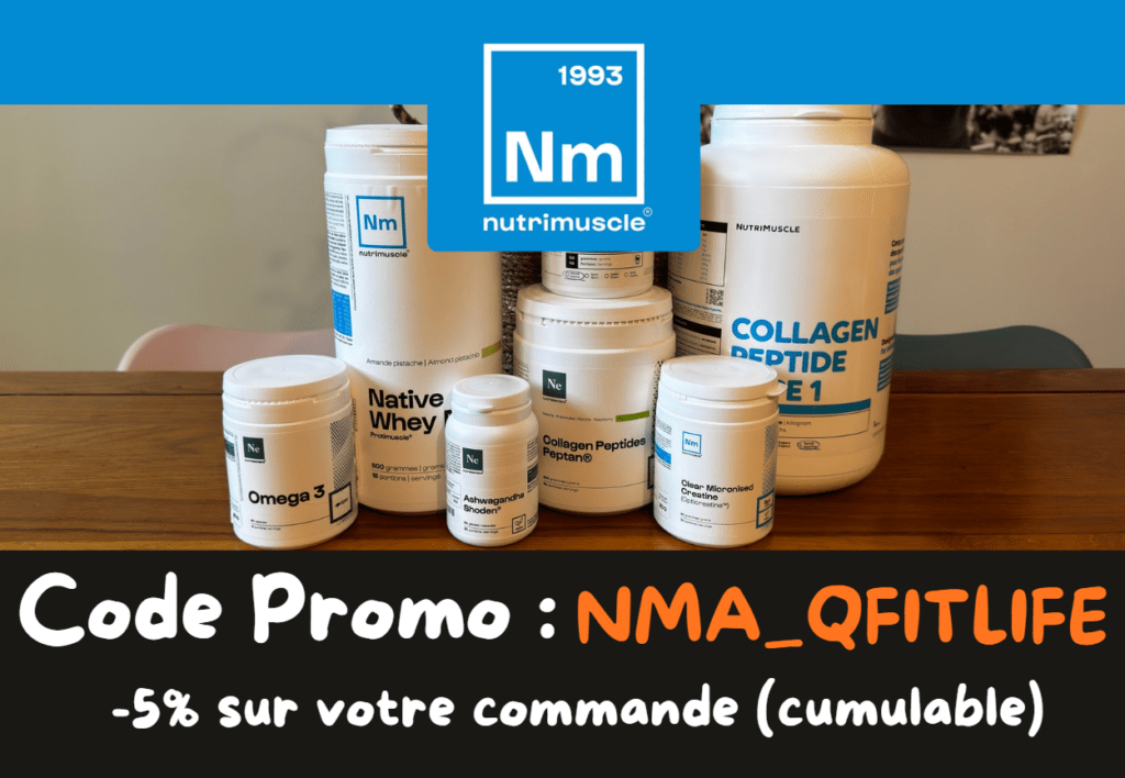 Les produits Nutrimuscle que j'ai test&eacute;s