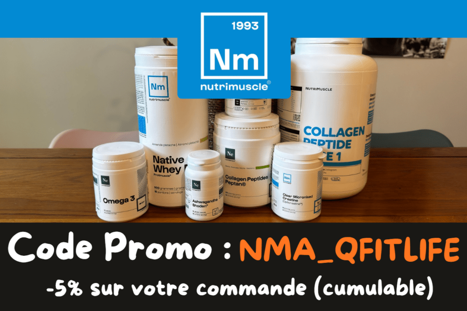 Les produits Nutrimuscle que j'ai test&eacute;s
