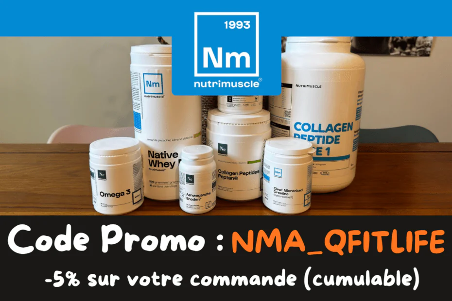 Les produits Nutrimuscle que j'ai test&eacute;s