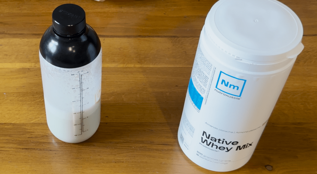 Mon test de la native whey mix protimuscle Nutrimuscle