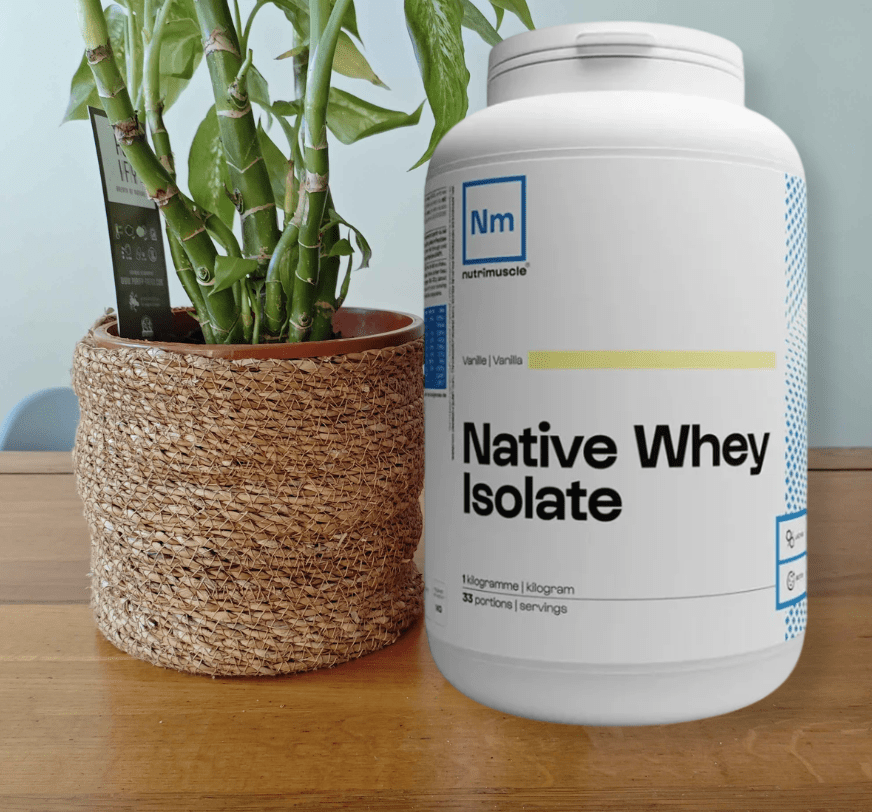 Mon test de la native whey isolate Nutrimuscle