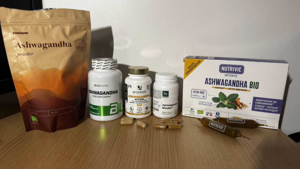 Les meilleures marques d'Ashwagandha que j'ai pu test&eacute;s
