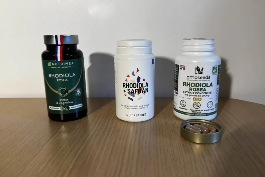 les meilleurs compl&eacute;ments &agrave; base de rhodiola anti-stress que j'ai test&eacute;s