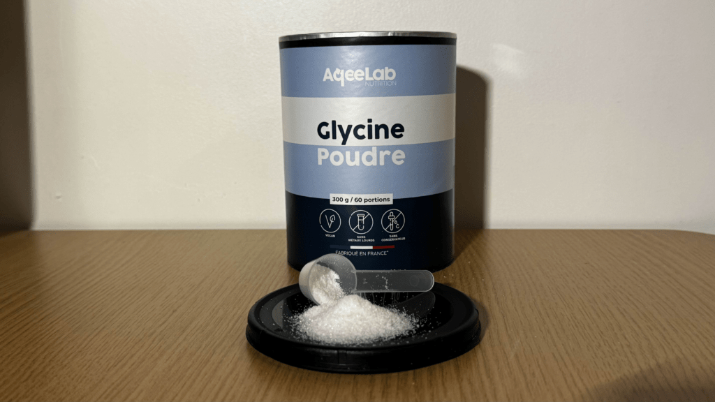 La glycine Aqeelab que j'ai testé