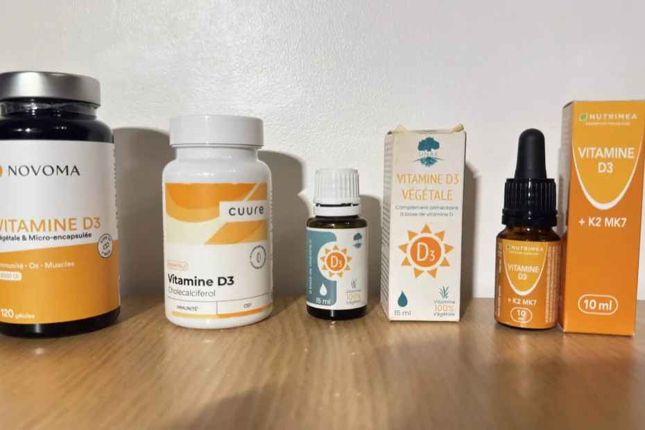 Les meilleures vitamines D que j'ai test&eacute; dans mon laboratoire