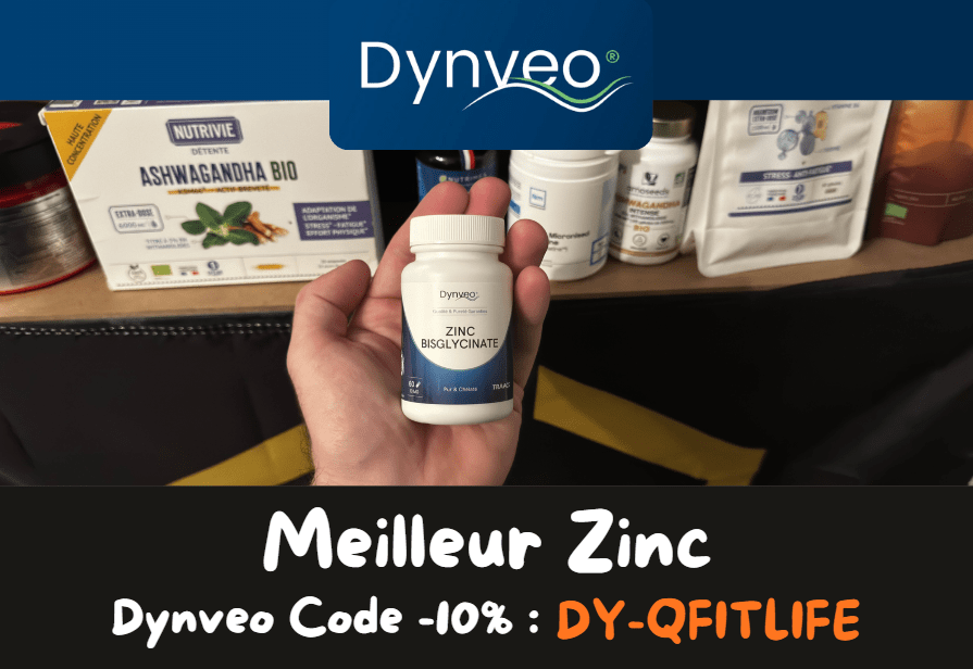 Le meilleur zinc que j'ai choisi est le zinc bisglycinate Dynveo