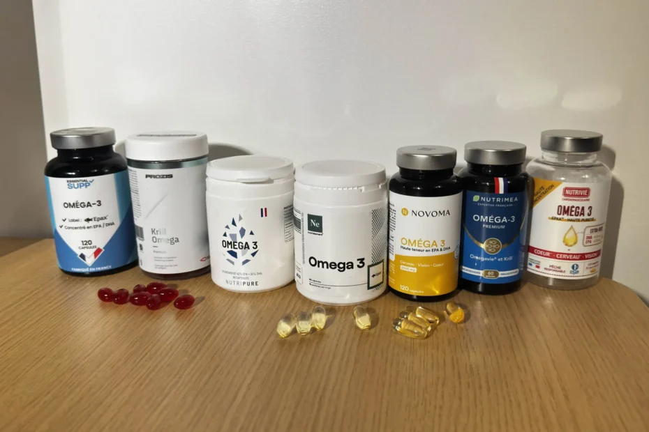 Les meilleurs marques om&eacute;ga 3 que j'ai tester dans mon laboratoire