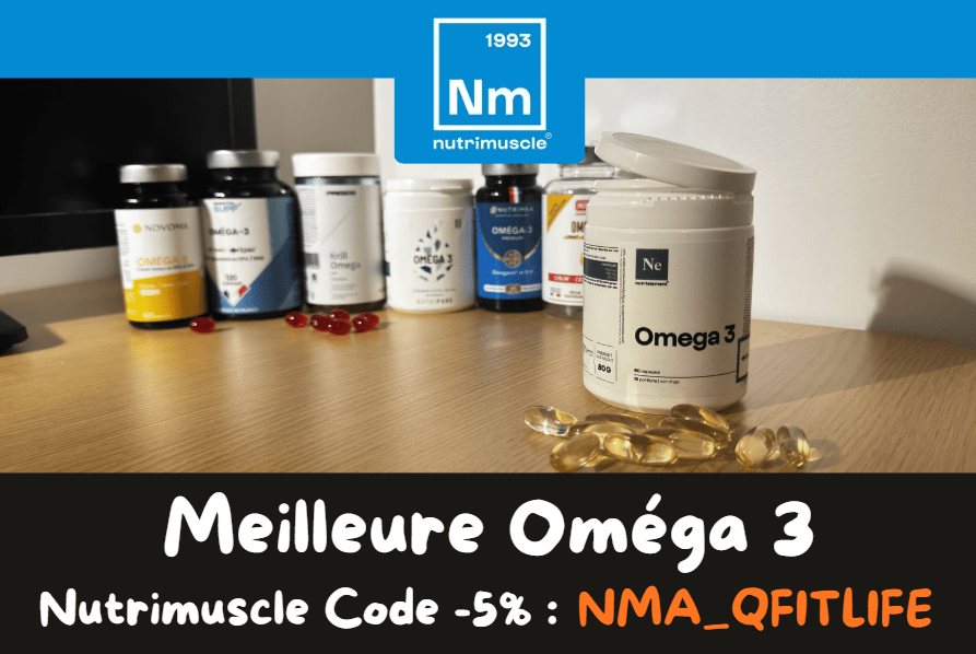 Le meilleur om&eacute;ga 3 nutrimuscle