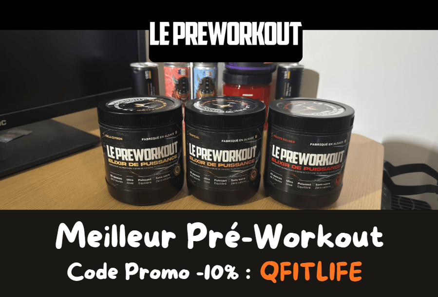 LE PREOWORKOUT élixir de puissance est clairement le meilleur pré-workout que j'ai testé