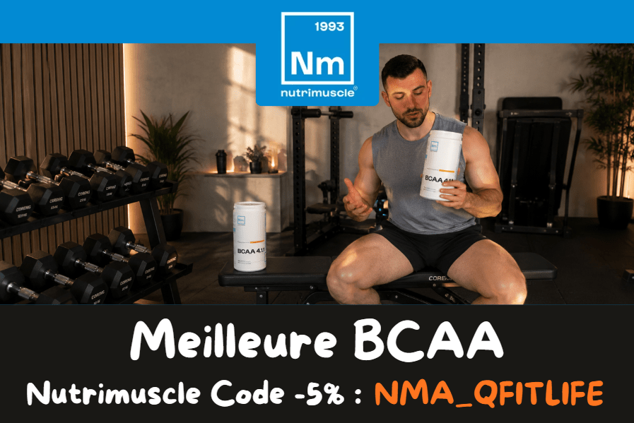 Le meilleur BCAA Nutrimuscle que j'ai testé pendant mes séances
