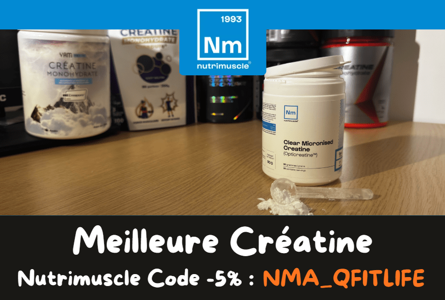 La meilleure créatine est celle de Nutrimuscle label Créapure