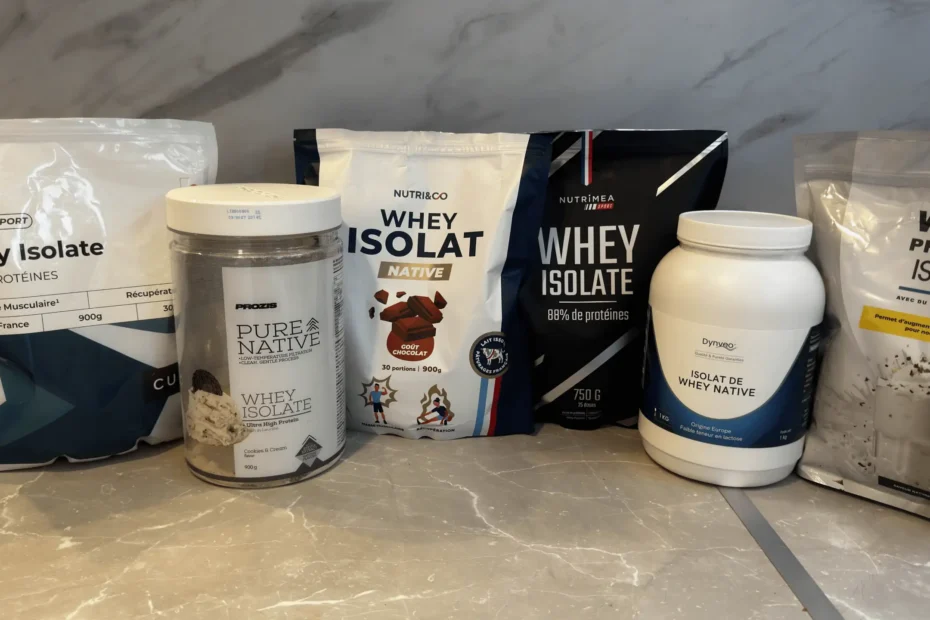 Les 10 marques de whey isolate que j'ai test&eacute;es pour faire ce classement complet
