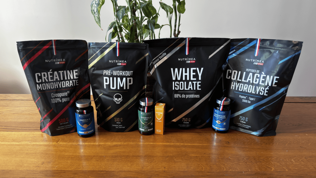 Les produits de la marque Nutrimea que j'ai testés