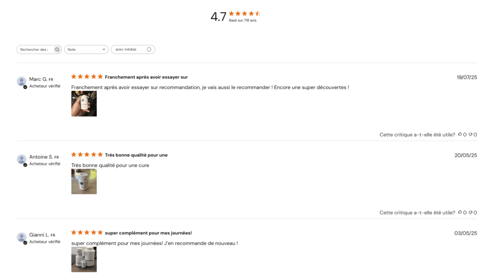 Avis Multivitamines Nutrimuscle