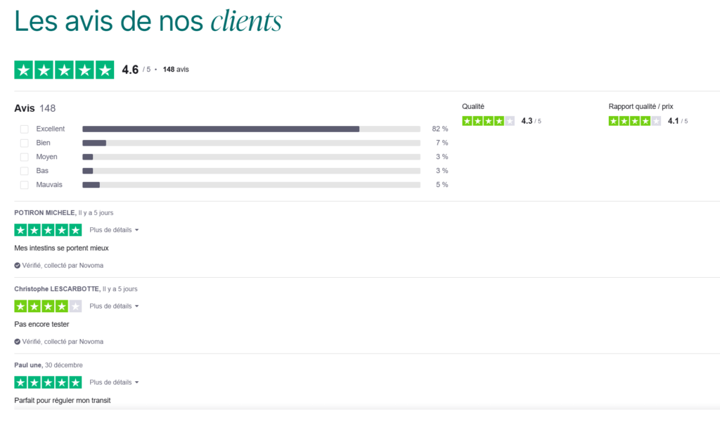 Avis Novoma Formule ProBio