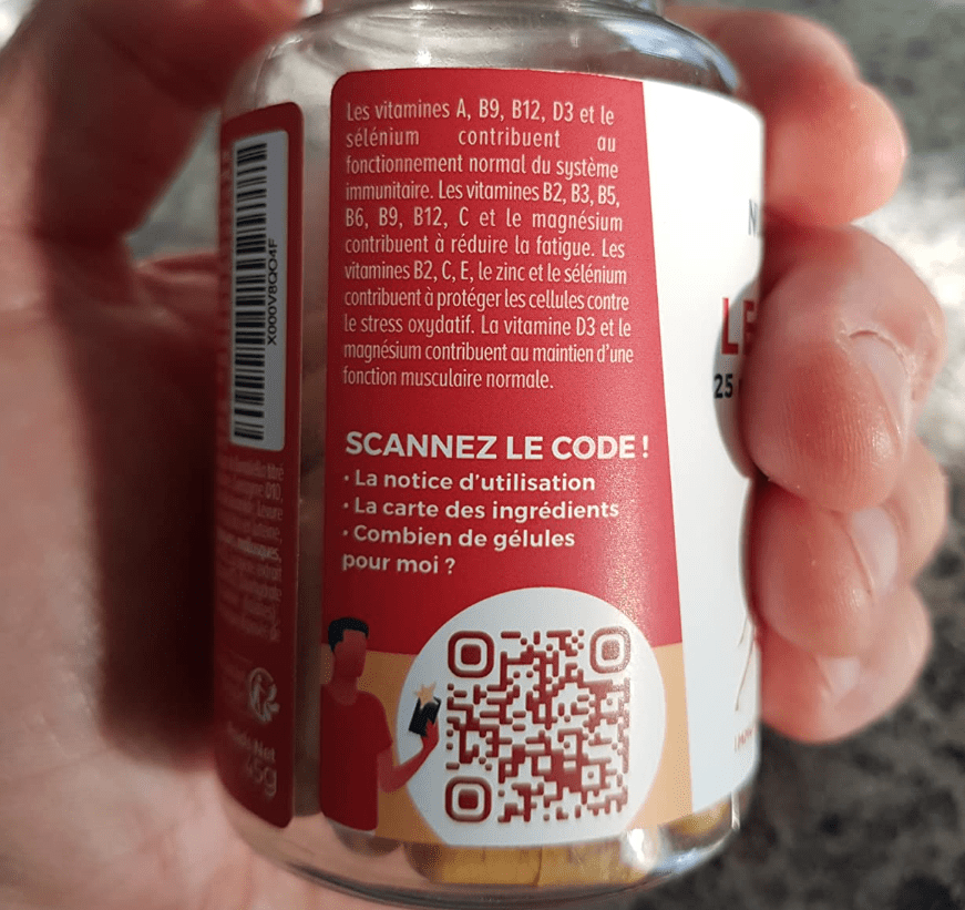QR code traçabilité Nutri&Co