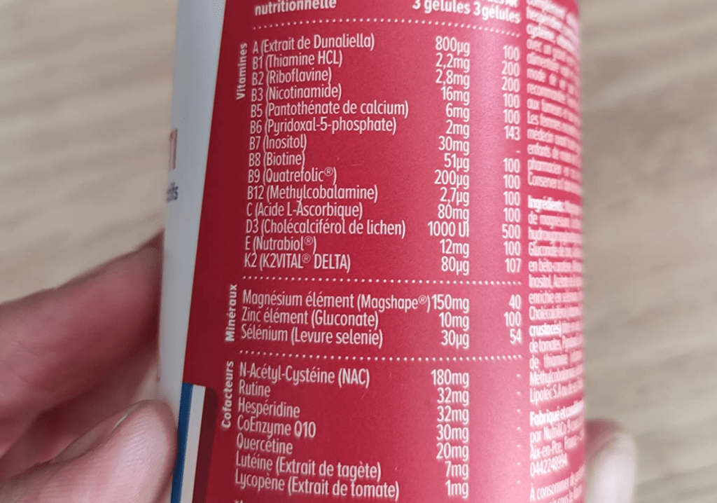 composition multi Nutri&Co