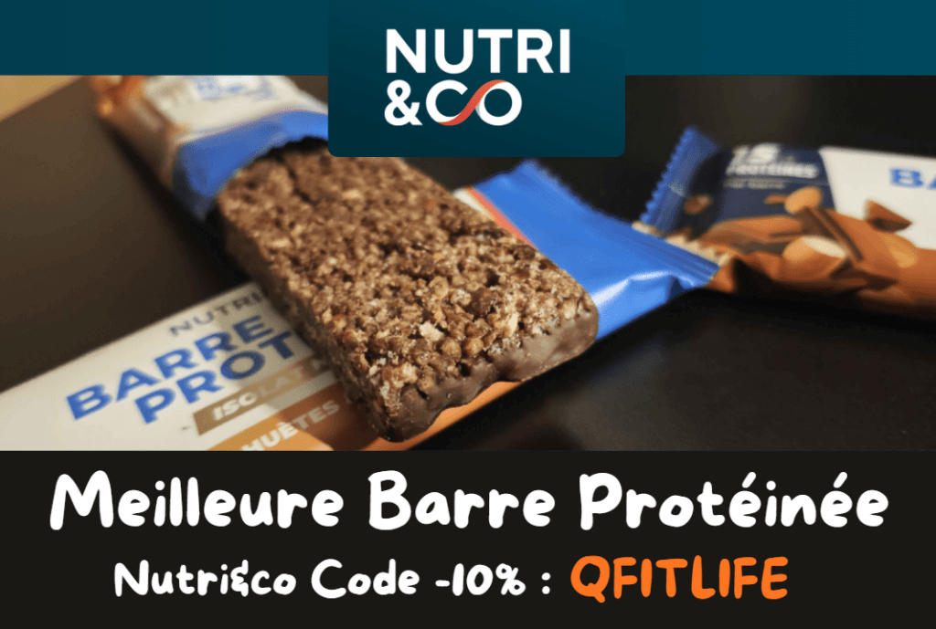 la meilleure barre prot&eacute;in&eacute;e est celle de nutri&co avec ses billes de whey isolat native