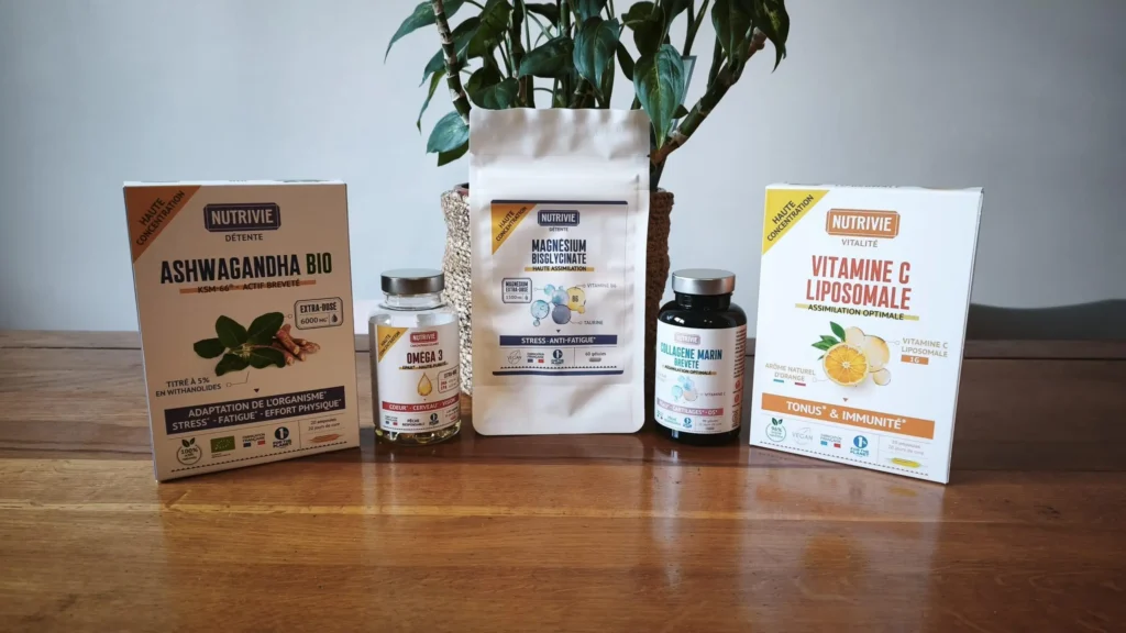 Les produits Nutrivie que j'ai testés pour cet article