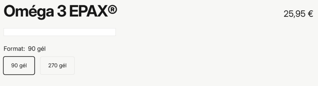 prix omega 3 Broadwhey