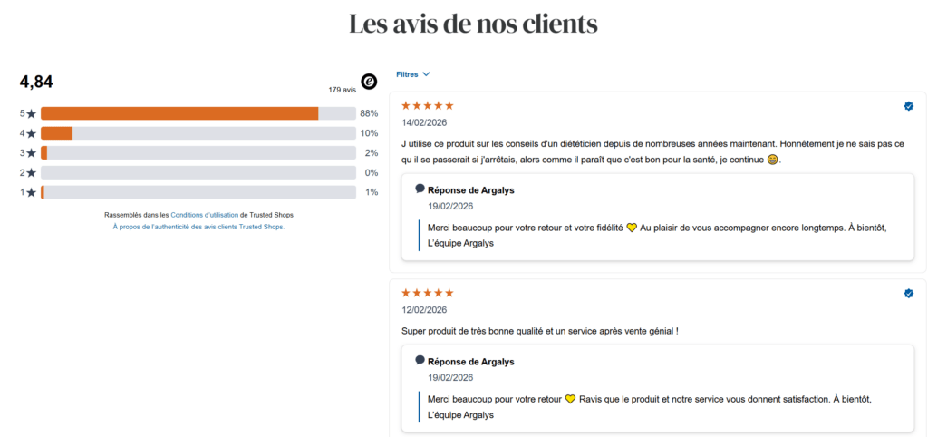 prix om&eacute;ga 3 Argalys