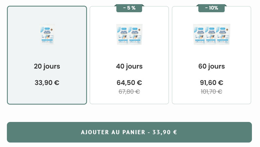 prix Collag&egrave;ne Articulation Nutrivie