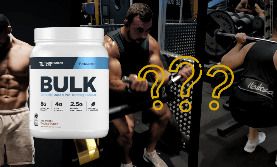 avis Pr&eacute;-workout Transparent Labs