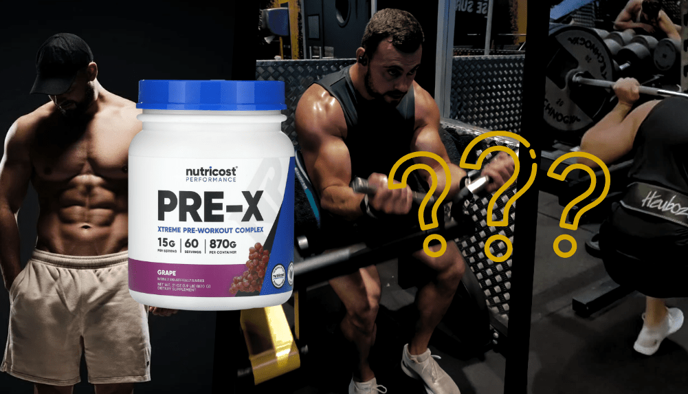 avis pr&eacute;-workout nutricost pre-x