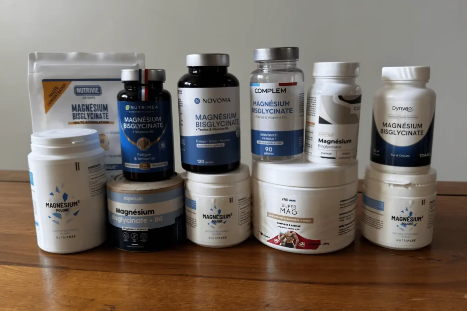 les magn&eacute;siums les plus haut de gamme que je consomment