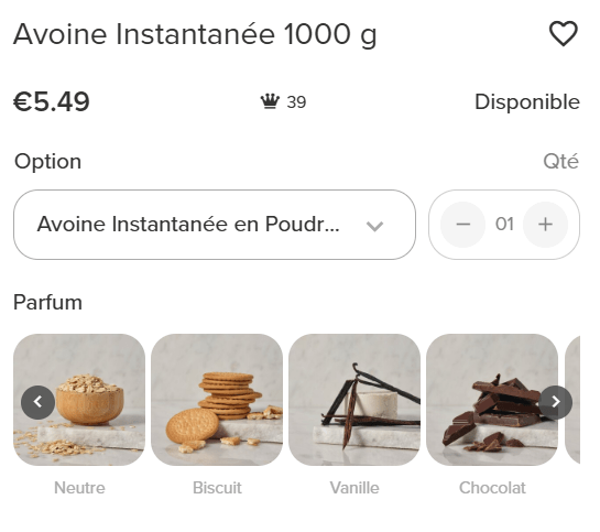 prix Oat Instant Prozis